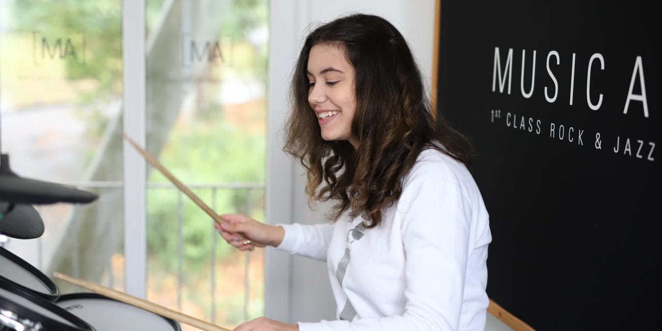 Schlagzeugunterricht in der Music Academy