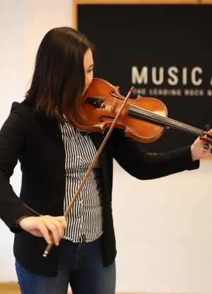 Auch Geigenunterricht kannst du nehmen