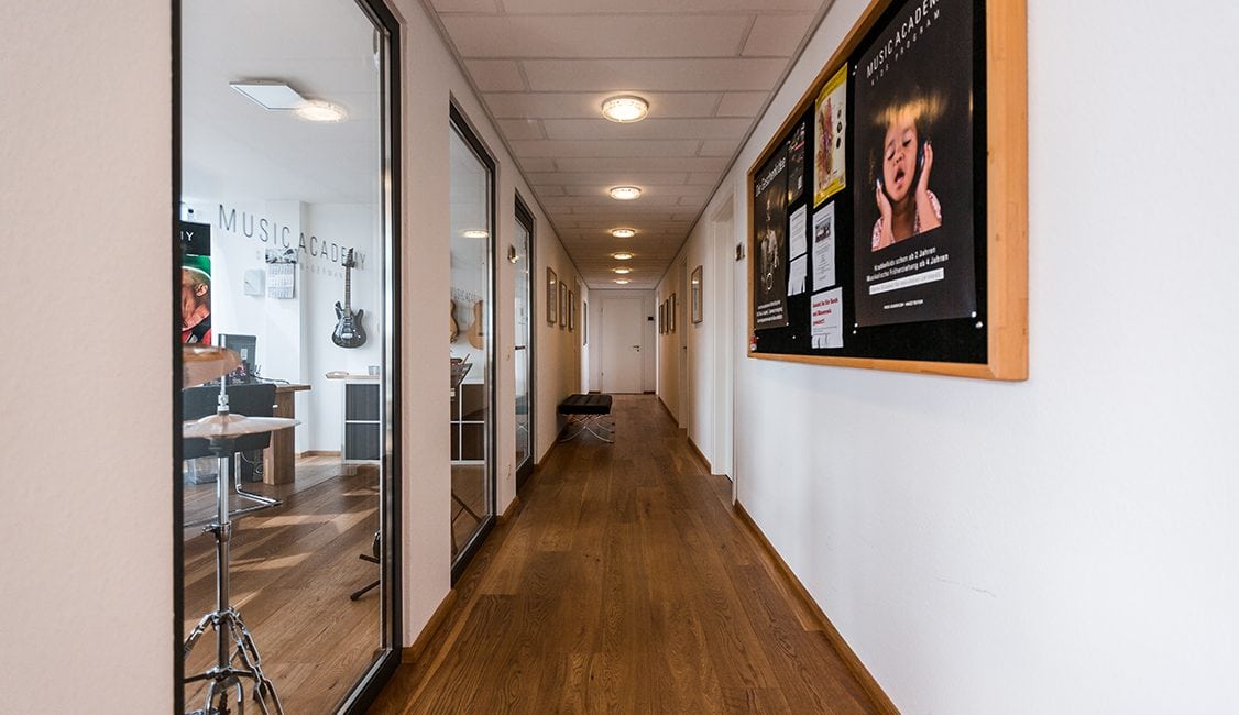 Edler Korridor der Musikschule Music Academy
