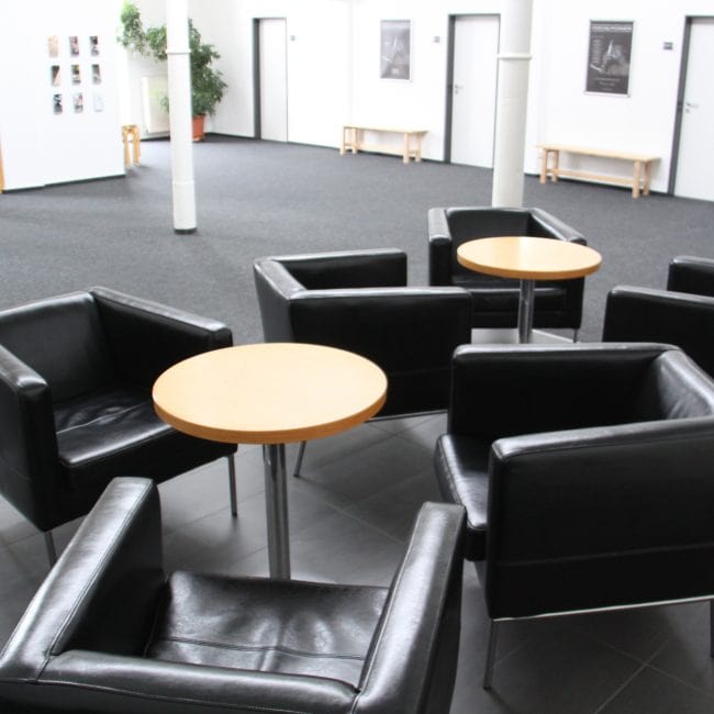 Lounge und Wartebereich der Music Academy