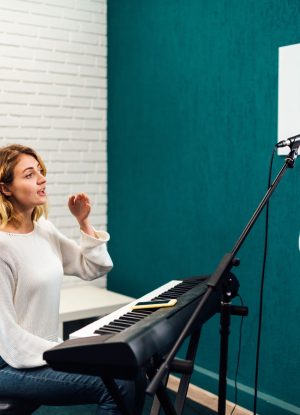Gesangsunterricht in einer Musikschule